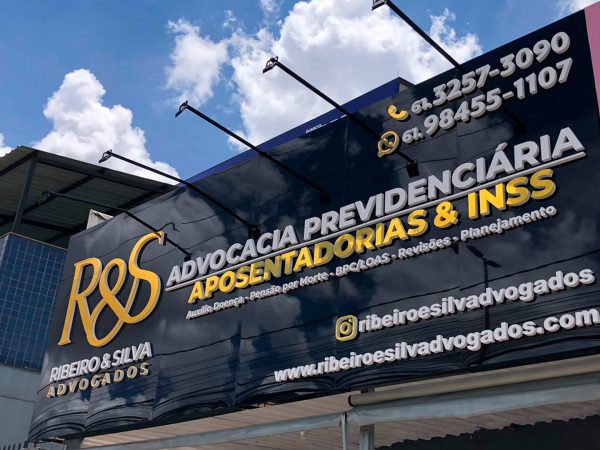 Fachada ACM Letra Caixa